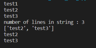 Using Python 3 to remove 1st or last line in multi line string ...
